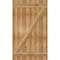 Ekena Millwork Joined Board-n-Batten Shutters w/Z-Bar, Rough Sawn Western Red Cedar, 32 1/4W x 55H, PR RBJ06Z32X055RWR - alternate 5